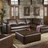 Chocolate Brown Sectional With Chaise (Photo 7 of 15)