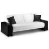 Black and White Sofas and Loveseats (Photo 19 of 20)