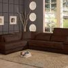 Chocolate Brown Sectional With Chaise (Photo 11 of 15)