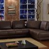 Contemporary Brown Leather Sofas (Photo 8 of 20)