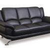 Contemporary Black Leather Sofas (Photo 18 of 20)