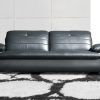 Contemporary Black Leather Sofas (Photo 19 of 20)