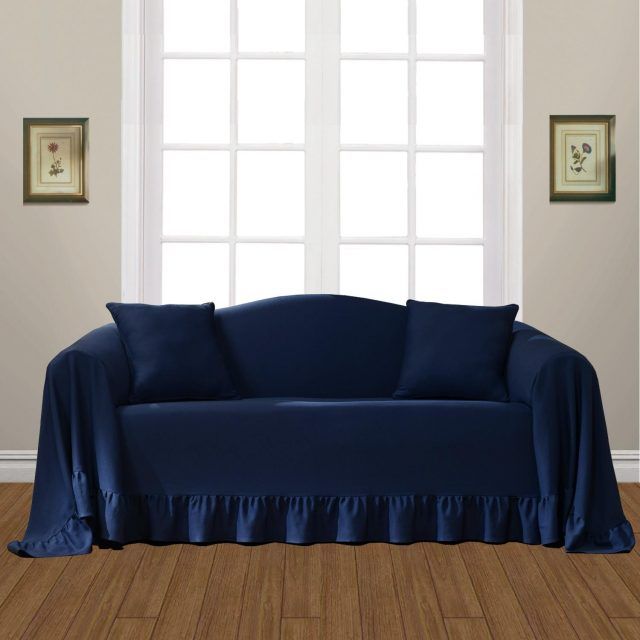 Top 20 of Blue Sofa Slipcovers