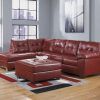 Ashley Faux Leather Sectional Sofas (Photo 7 of 20)