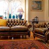 Chesterfield Sofa and Chairs (Photo 12 of 20)