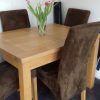 Oak Extending Dining Tables and 4 Chairs (Photo 7 of 25)