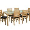 Oak and Glass Dining Tables Sets (Photo 5 of 25)
