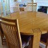 Solid Oak Dining Tables and 6 Chairs (Photo 8 of 25)
