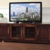 Wooden Tv Cabinets With Glass Doors (Photo 17 of 20)
