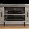 South Shore Evane Tv Stands With Doors in Oak Camel (Photo 3 of 15)