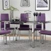 Dining Tables and Purple Chairs (Photo 12 of 25)
