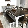 Dining Tables With White Legs and Wooden Top (Photo 9 of 25)