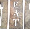 Wooden Fork and Spoon Wall Art (Photo 11 of 20)