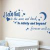 Love You to the Moon and Back Wall Art (Photo 6 of 20)