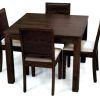 Dark Wood Square Dining Tables (Photo 10 of 25)