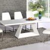 White Extending Dining Tables and Chairs (Photo 5 of 25)