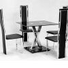 Square Black Glass Dining Tables (Photo 4 of 25)