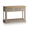 Natural Wood Mirrored Media Console Tables (Photo 13 of 25)