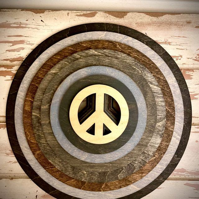 Top 15 of Peace Wood Wall Art