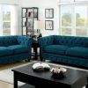 Blue Tufted Sofas (Photo 7 of 22)