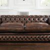 Tufted Leather Chesterfield Sofas (Photo 3 of 20)