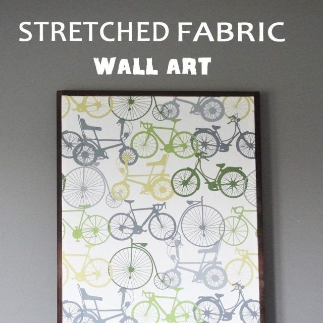 20 Best Collection of Stretched Fabric Wall Art