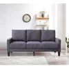Dark Grey Polyester Sofa Couches (Photo 2 of 15)