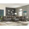 Tenny Dark Grey 2 Piece Left Facing Chaise Sectionals With 2 Headrest (Photo 22 of 25)