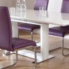 Dining Tables and Purple Chairs (Photo 3 of 25)