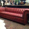 Red Leather Couches and Loveseats (Photo 7 of 10)