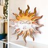 Sun Face Metal Wall Art (Photo 8 of 15)