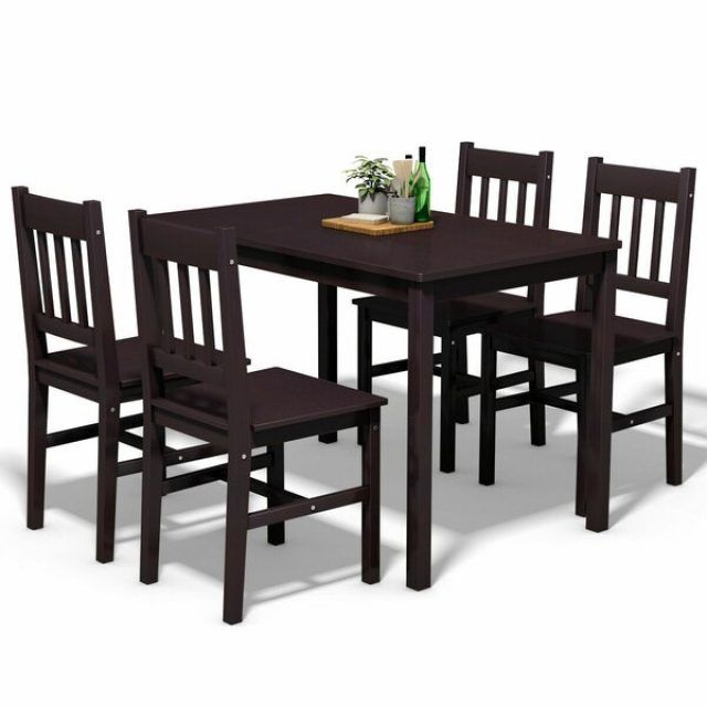 25 Collection of Sundberg 5 Piece Solid Wood Dining Sets