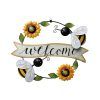 Vintage Metal Welcome Sign Wall Art (Photo 5 of 15)