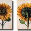 Sunflower Metal Framed Wall Art (Photo 13 of 15)