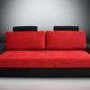 Sofa Red and Black (Photo 15 of 20)