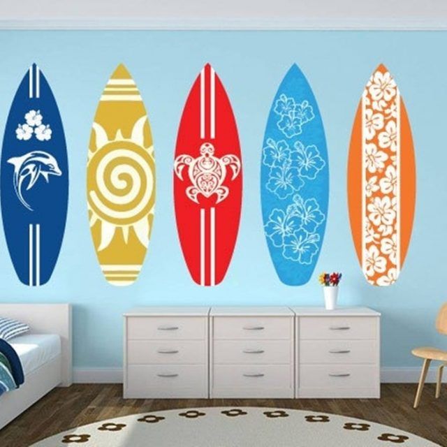 25 Photos Surfboard Wall Art