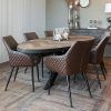 Oval Reclaimed Wood Dining Tables (Photo 12 of 25)