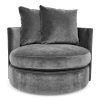 Umber Grey Swivel Accent Chairs (Photo 18 of 25)