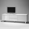 Sonia White High Gloss Tv Stand With Led Lights And Glass Tv intended for Most Popular High Gloss Tv Cabinets (Photo 3867 of 7825)