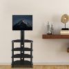 Randal Symple Stuff Black Swivel Floor Tv Stands With Shelving (Photo 4 of 15)