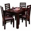 Sheesham Dining Tables and 4 Chairs (Photo 13 of 25)