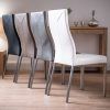 Real Leather Dining Chairs (Photo 4 of 25)