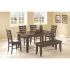 2024 Popular Caden 6 Piece Dining Sets with Upholstered Side Chair