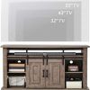 Farmhouse Sliding Barn Door Tv Stands for 70 Inch Flat Screen (Photo 4 of 15)