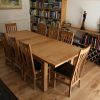 Oak Extending Dining Tables and 8 Chairs (Photo 23 of 25)