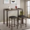 Mizpah 3 Piece Counter Height Dining Sets (Photo 4 of 25)