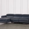 Tenny Dark Grey 2 Piece Left Facing Chaise Sectionals With 2 Headrest (Photo 7 of 25)