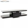 Jax High Gloss Black Tv Stand 100Cm For Tv Up To 40" in Most Current Shiny Black Tv Stands (Photo 6854 of 7825)