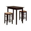 Kernville 3 Piece Counter Height Dining Sets (Photo 6 of 25)