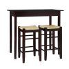 Tappahannock 3 Piece Counter Height Dining Sets (Photo 8 of 25)